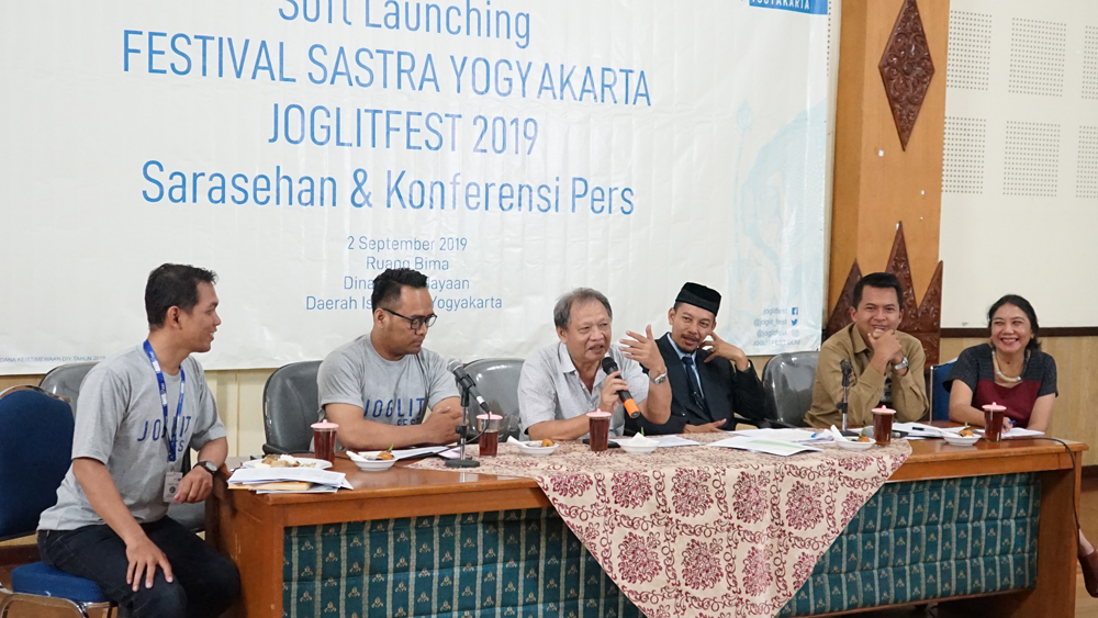 Joglitfest 2019: Sarasehan & Konferensi Pers di Dinas Kebudayaan DIY