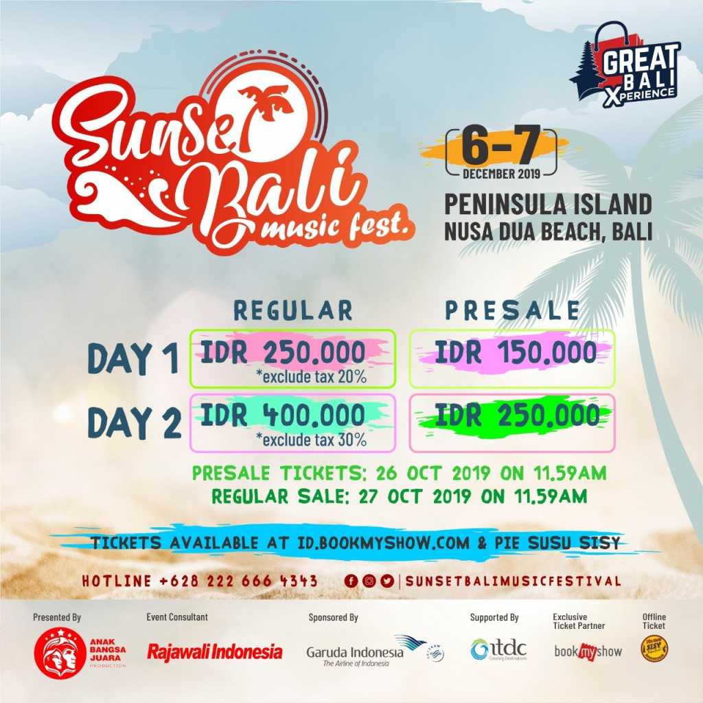 Sunset Bali Music Festival 2019